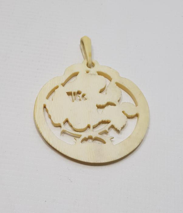 ANTİKA FİL DİŞİ KOLYE UCU