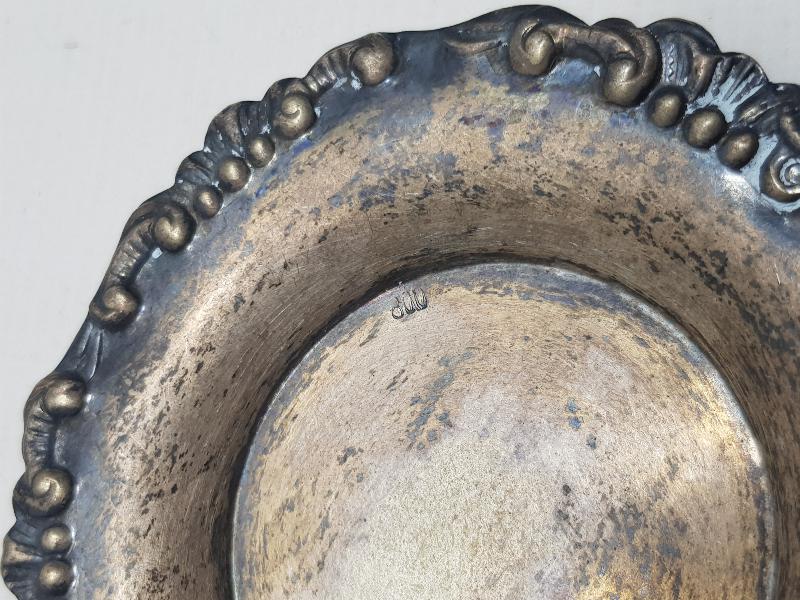 ANTİKA GÜMÜŞ ÇAY TABAĞI