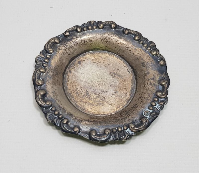 ANTİKA GÜMÜŞ ÇAY TABAĞI