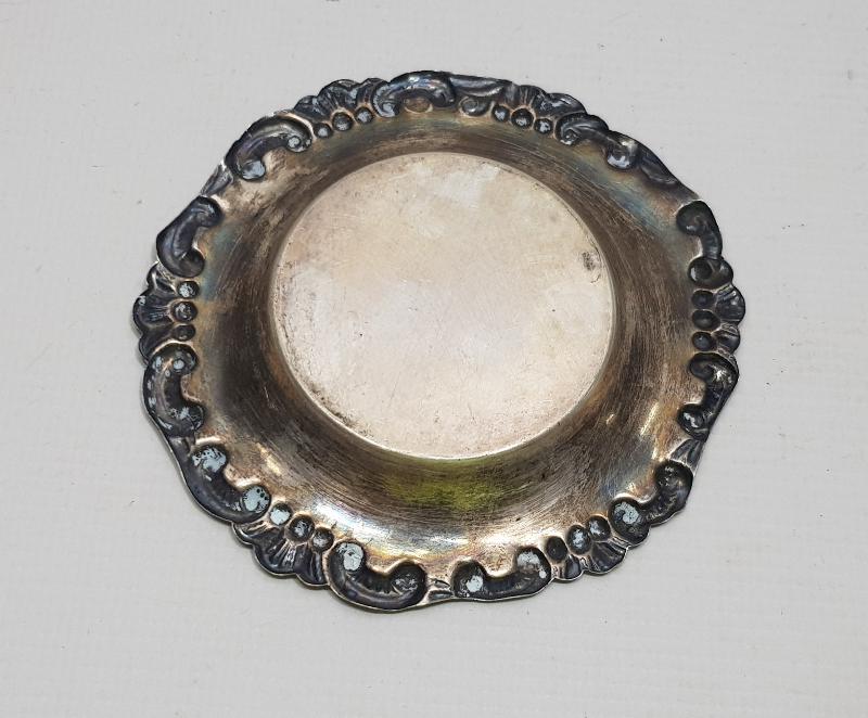 ANTİKA GÜMÜŞ ÇAY TABAĞI