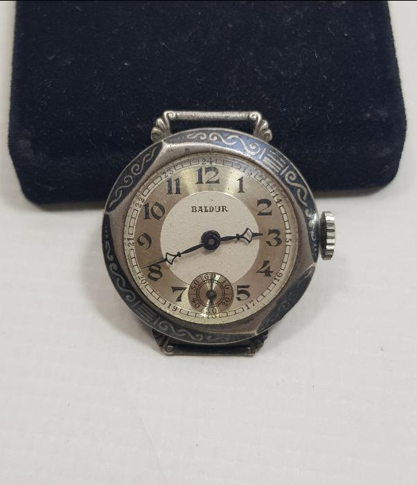 ANTİKA GÜMÜŞ KOL SAATİ