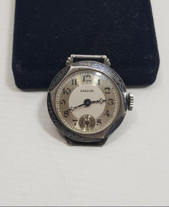 ANTİKA GÜMÜŞ KOL SAATİ