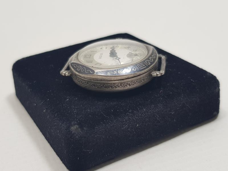 ANTİKA GÜMÜŞ KOL SAATİ