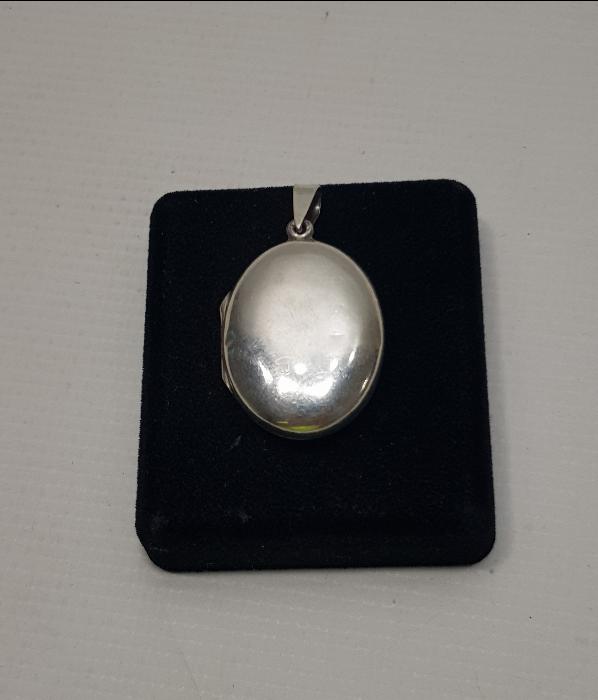 ANTİKA GÜMÜŞ RESİMLİK KOLYE UCU