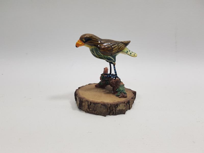 ANTİKA PAPIER MACHE KUŞ FİGÜRÜ