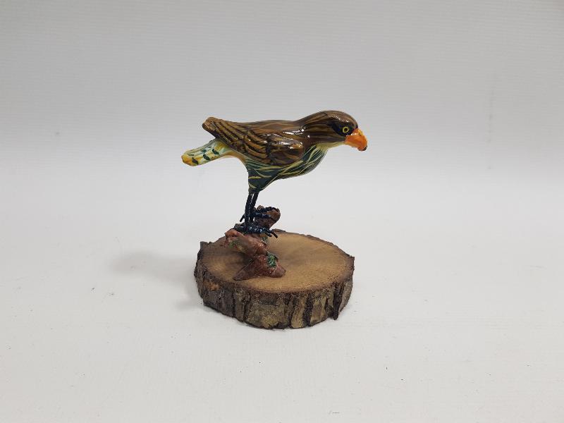 ANTİKA PAPIER MACHE KUŞ FİGÜRÜ