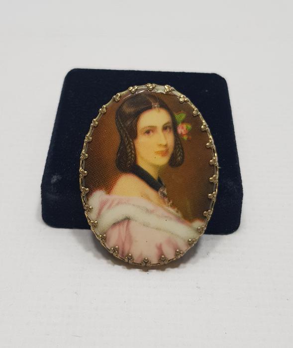 ART NOUVEAU PORSELEN KOLYE UCU