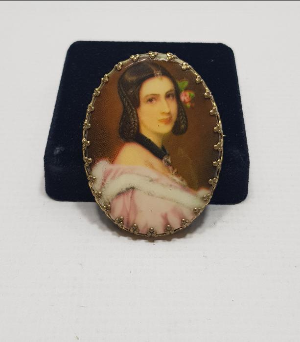 ART NOUVEAU PORSELEN KOLYE UCU