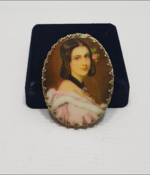 ART NOUVEAU PORSELEN KOLYE UCU