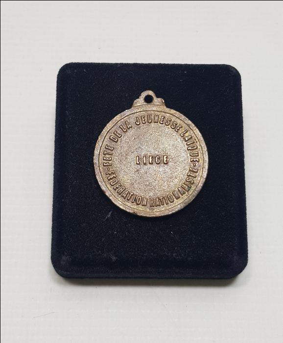 BELÇİKA LIEGE RASYONALİST FEDERASYON GENÇLİK FESTİVALİ BRONZ MADALYON