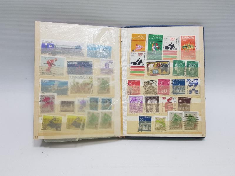 BİR ALBÜM DOLUSU ANTİKA PUL KOLEKSİYONU 