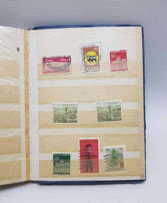 BİR ALBÜM DOLUSU ANTİKA PUL KOLEKSİYONU 