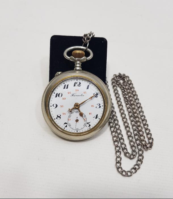 GRAVÜR KASA ANTİKA CEP SAATİ 