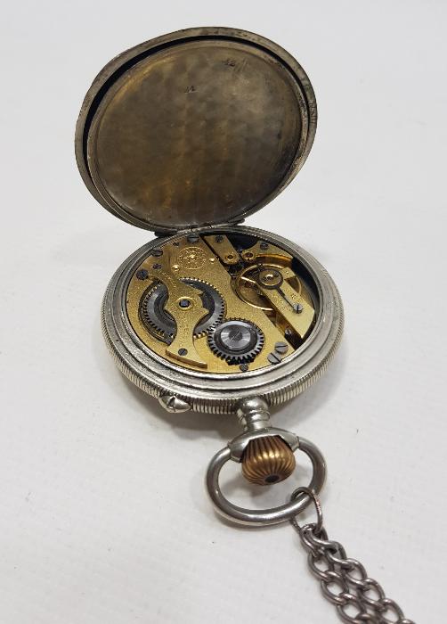 GRAVÜR KASA ANTİKA CEP SAATİ 