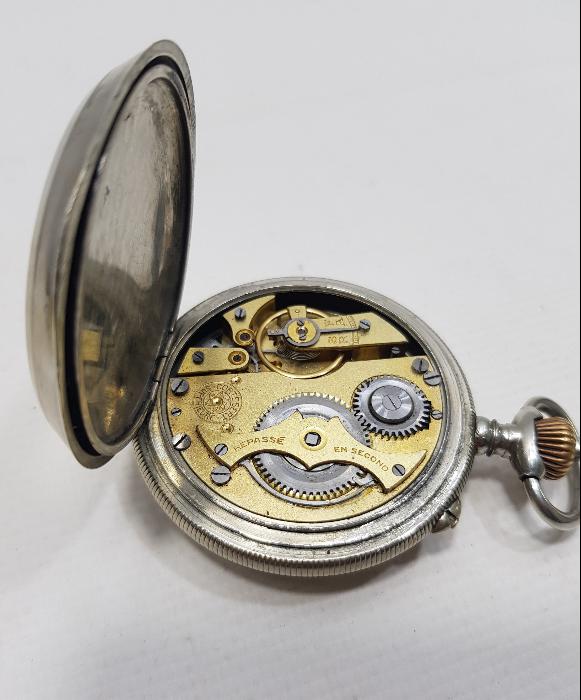 GRAVÜR KASA ANTİKA CEP SAATİ 