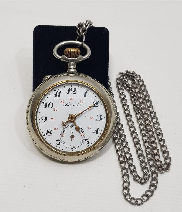 GRAVÜR KASA ANTİKA CEP SAATİ 