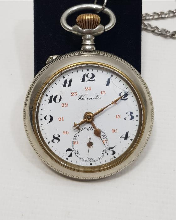 GRAVÜR KASA ANTİKA CEP SAATİ 