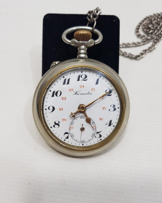 GRAVÜR KASA ANTİKA CEP SAATİ 