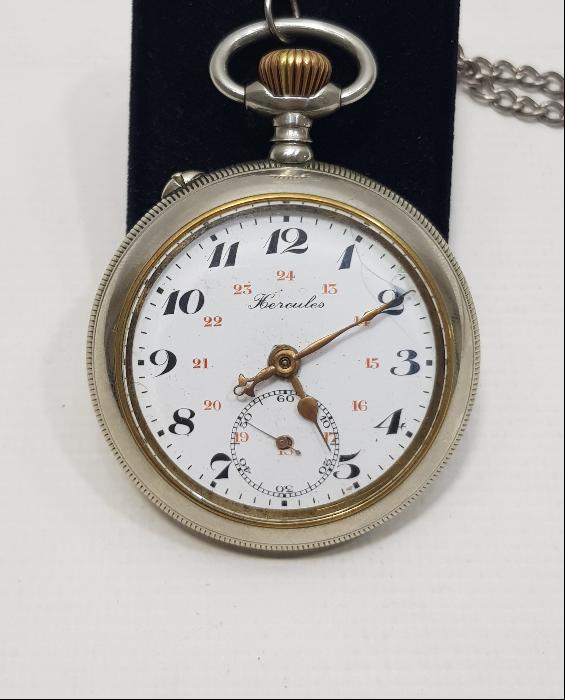 GRAVÜR KASA ANTİKA CEP SAATİ 