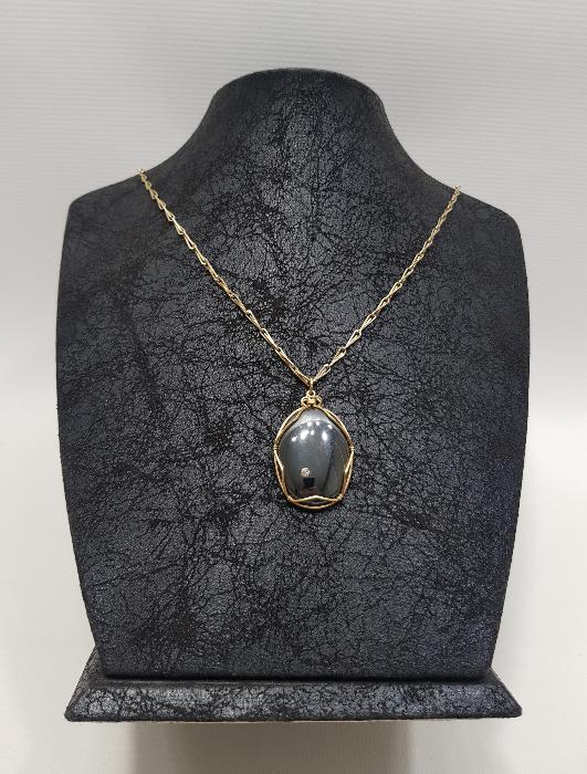 HEMATİT TAŞLI KOLYE