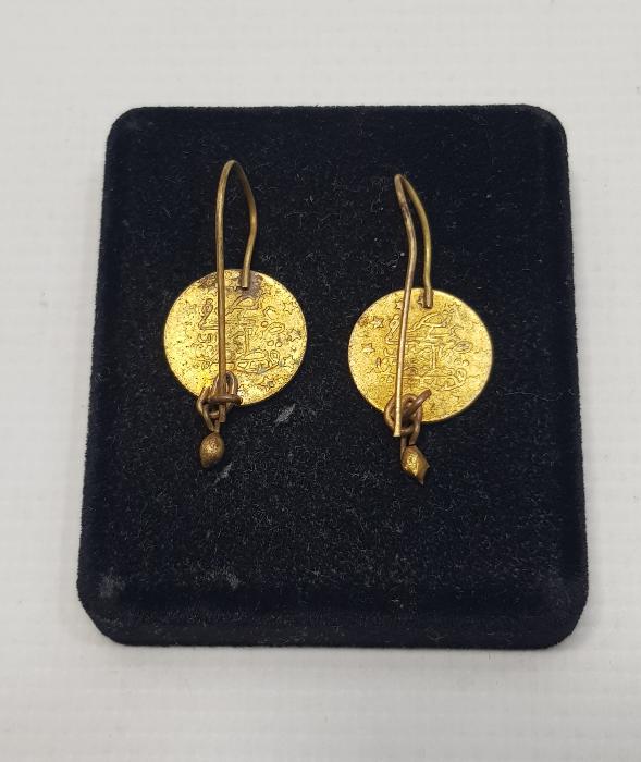 OSMANLI DÖNEMİ ALTIN KAPLAMA KÜPE