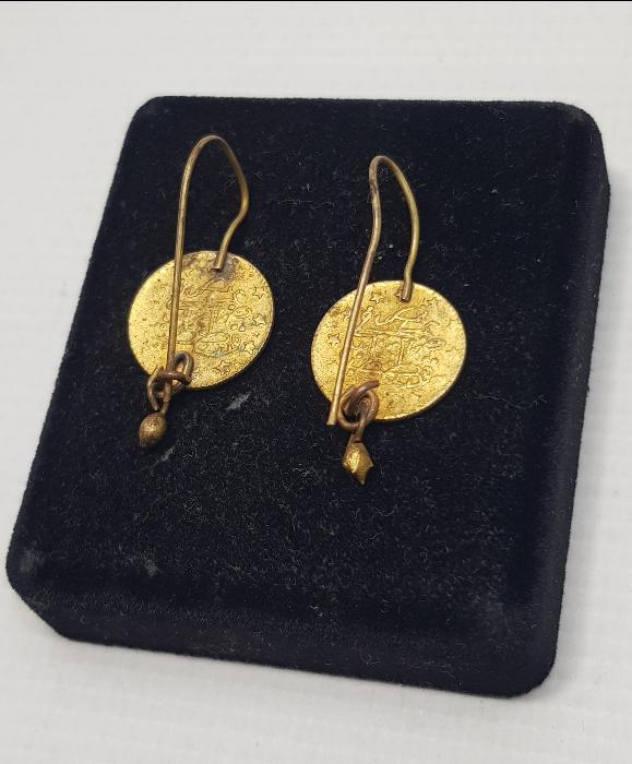 OSMANLI DÖNEMİ ALTIN KAPLAMA KÜPE