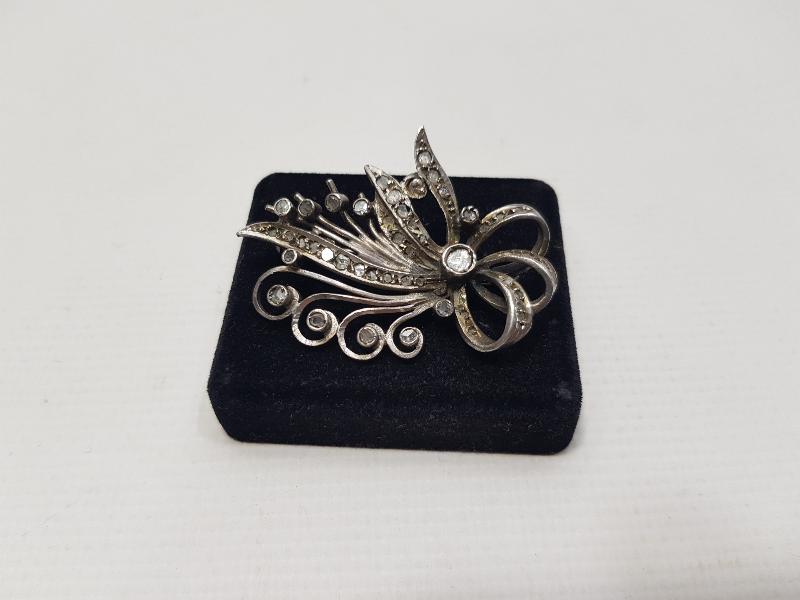 OSMANLI DÖNEMİ ANAYAR ALTIN ELMAS BROŞ