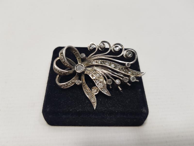 OSMANLI DÖNEMİ ANAYAR ALTIN ELMAS BROŞ