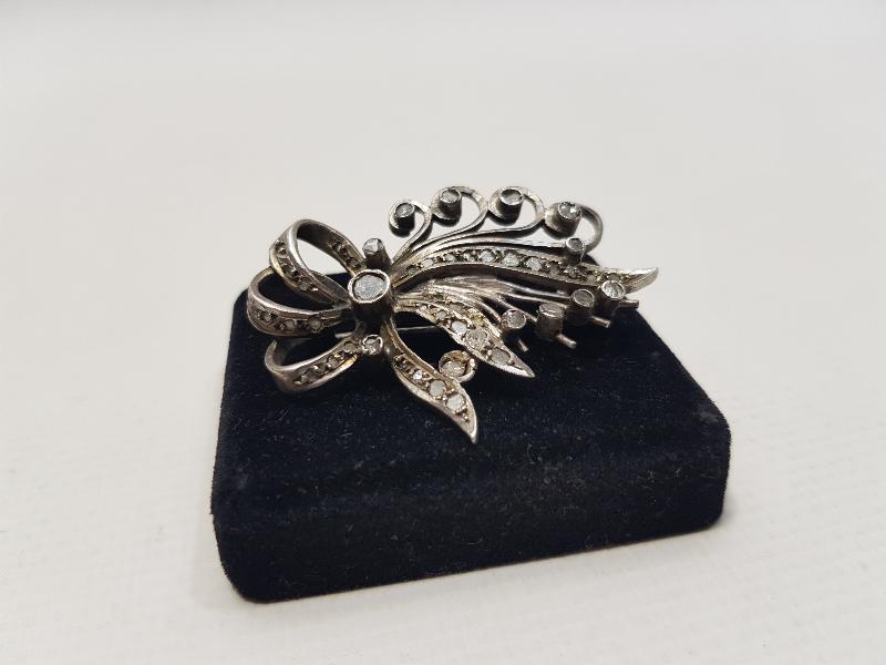 OSMANLI DÖNEMİ ANAYAR ALTIN ELMAS BROŞ