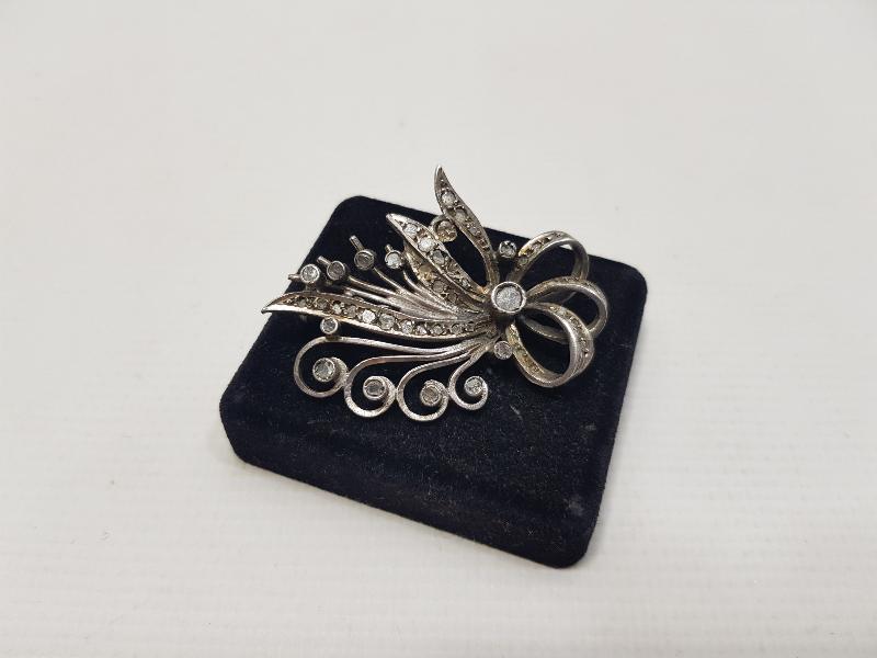 OSMANLI DÖNEMİ ANAYAR ALTIN ELMAS BROŞ