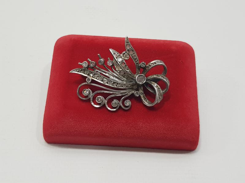 OSMANLI DÖNEMİ ANAYAR ALTIN ELMAS BROŞ