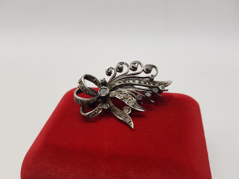 OSMANLI DÖNEMİ ANAYAR ALTIN ELMAS BROŞ