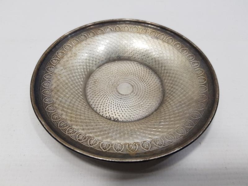 OSMANLI DÖNEMİ ANZAVUR İŞÇİLİKLİ GÜMÜŞ ÇAY TABAĞI