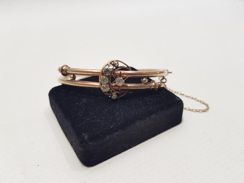 OSMANLI DÖNEMİ AY YILDIZLI ALTIN BİLEZİK