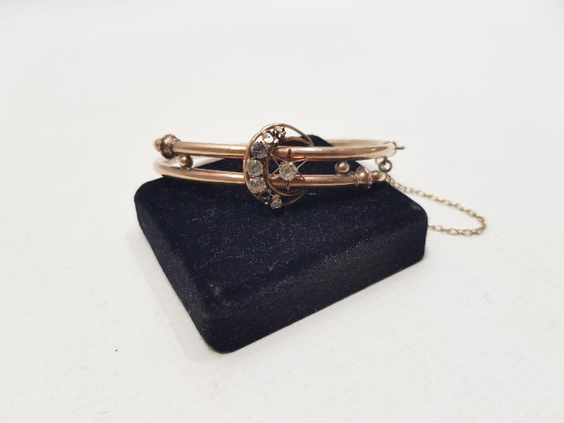 OSMANLI DÖNEMİ AY YILDIZLI ALTIN BİLEZİK