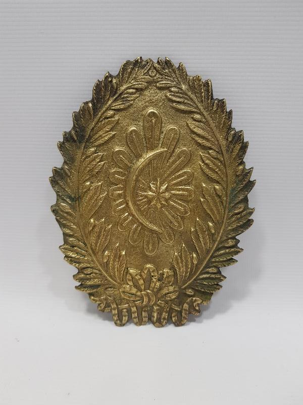 OSMANLI DÖNEMİ AY YILDIZLI BRONZ ASKERİ ARMA