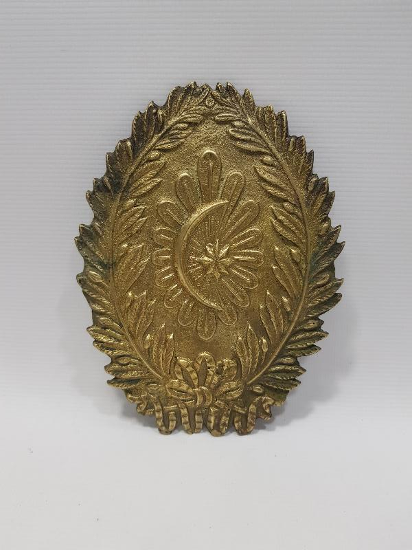 OSMANLI DÖNEMİ AY YILDIZLI BRONZ ASKERİ ARMA