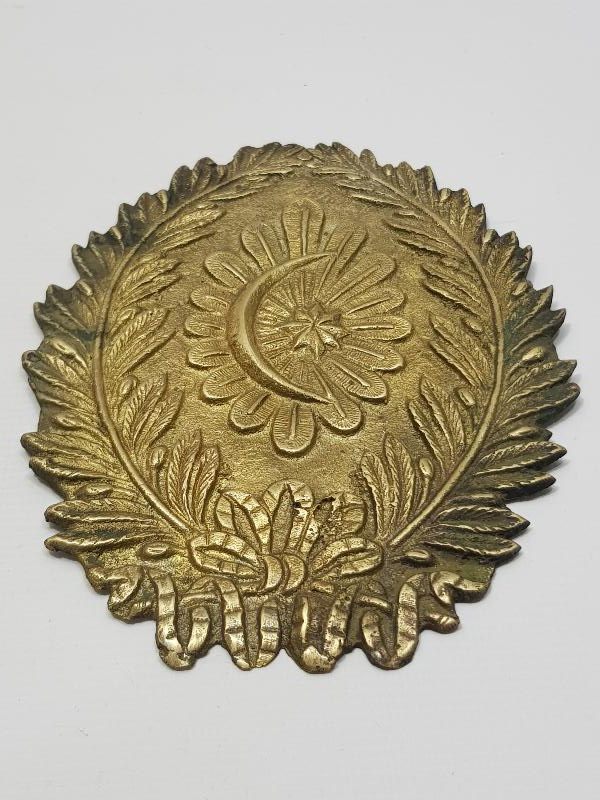 OSMANLI DÖNEMİ AY YILDIZLI BRONZ ASKERİ ARMA