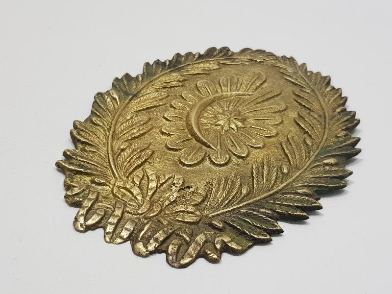 OSMANLI DÖNEMİ AY YILDIZLI BRONZ ASKERİ ARMA