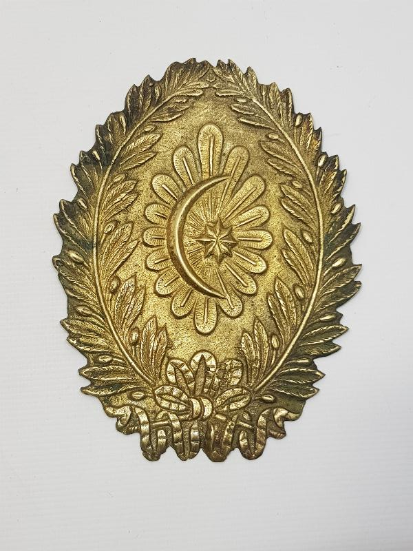 OSMANLI DÖNEMİ AY YILDIZLI BRONZ ASKERİ ARMA