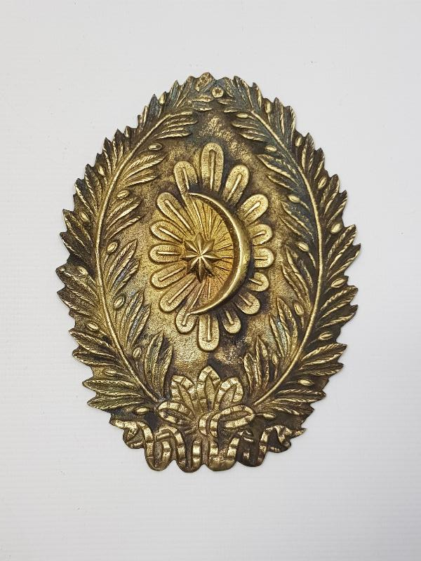 OSMANLI DÖNEMİ AY YILDIZLI BRONZ ORDU ARMASI