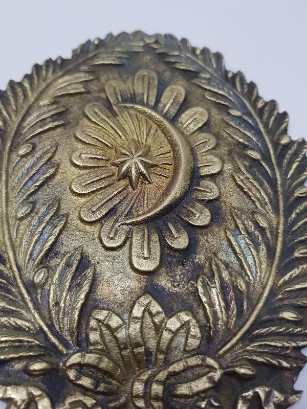 OSMANLI DÖNEMİ AY YILDIZLI BRONZ ORDU ARMASI