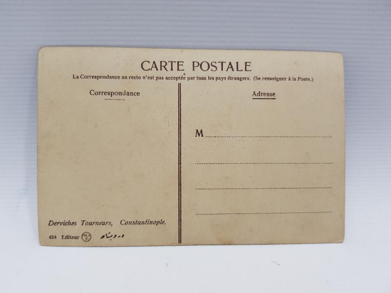 OSMANLI DÖNEMİ MESNEVİ DERVİŞLER KARTPOSTALI