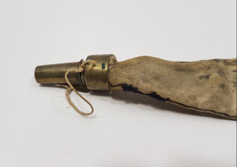 OSMANLI DÖNEMİ NADİR DERİ BARUTLUK