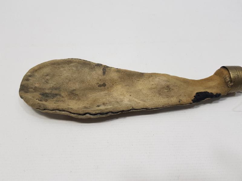 OSMANLI DÖNEMİ NADİR DERİ BARUTLUK