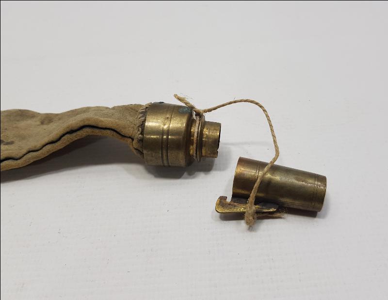 OSMANLI DÖNEMİ NADİR DERİ BARUTLUK