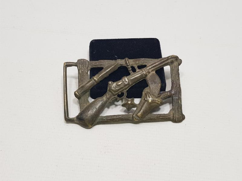 OSMANLI DÖNEMİ PİŞTOV TABANCA TÜFEK TEMALI KEMER TOKASI