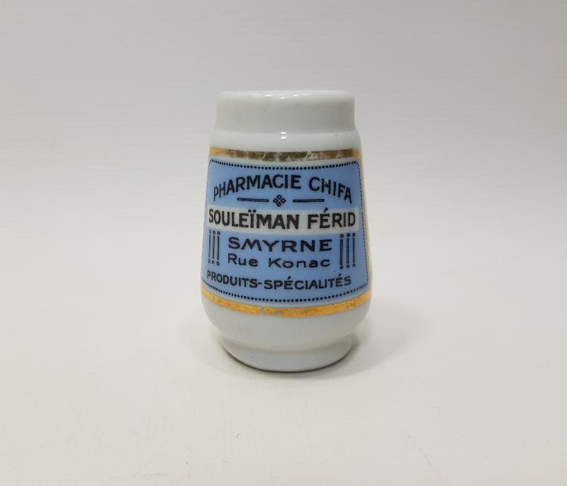 OSMANLI DÖNEMİ SÜLEYMAN FERİD İZMİR ŞİFA ECZANESİ NADİR PORSELEN KÜRDANLIK