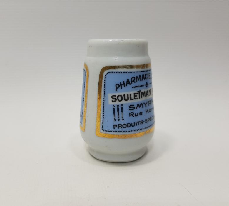 OSMANLI DÖNEMİ SÜLEYMAN FERİD İZMİR ŞİFA ECZANESİ NADİR PORSELEN KÜRDANLIK