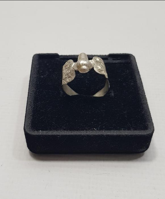 OSMANLI DÖNEMİ TEKKE İŞİ MEVLEVİ SİKKE FORMLU GÜMÜŞ YÜZÜK